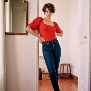 Sezane Pull Alessia, Rouge Sz S